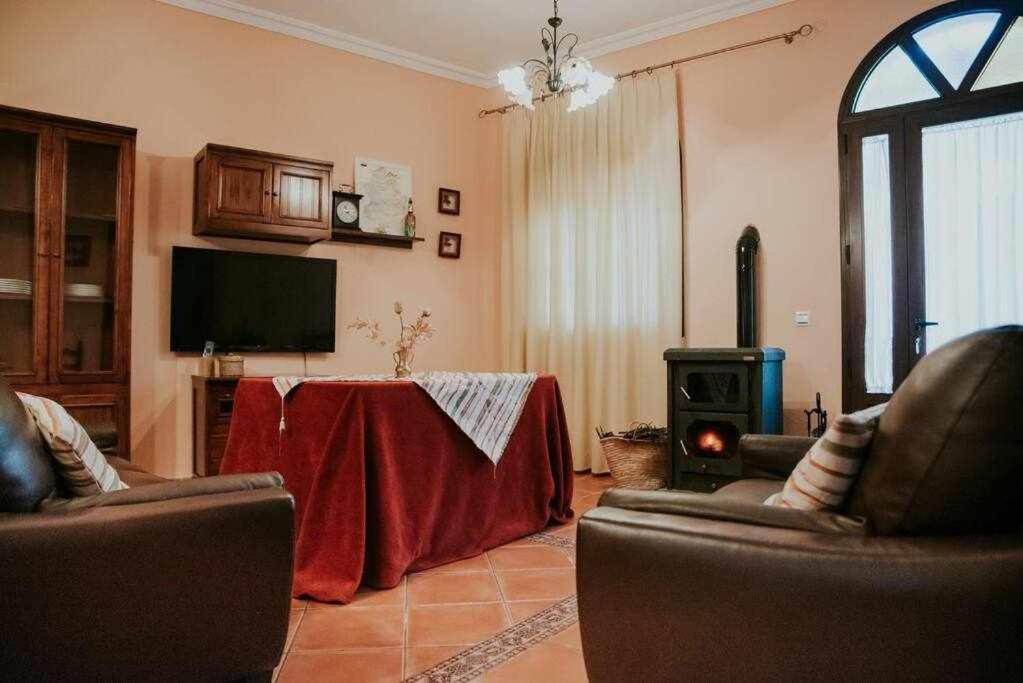 Casa Rural Con Jacuzzi, Sauna, Barbacoa Y Barra Cabeza la Vaca المظهر الخارجي الصورة